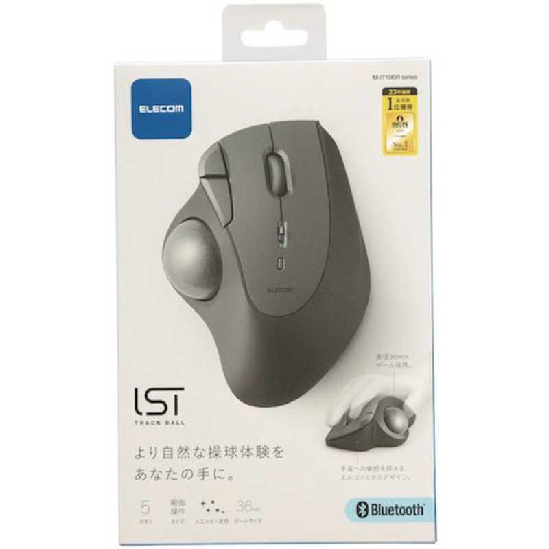 エレコム　ELECOM　トラックボール マウス Bluetooth 5ボタン 人工ルビーユニット エルゴノミクス　M-IT10BRBK｜y-kojima｜02
