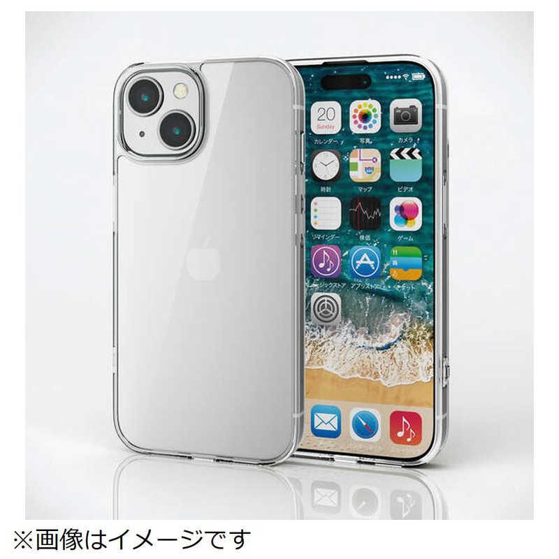 エレコム ELECOM iPhone 15(6.1インチ) ハイブリッドケース/ガラス