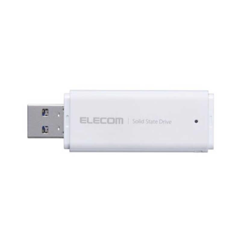 エレコム ELECOM 外付けSSD USB-A接続 PS5/PS4、録画対応 ホワイト