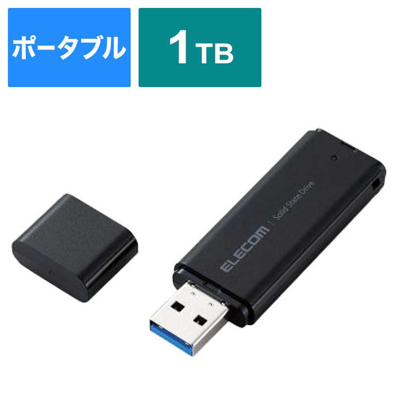 エレコム ELECOM 外付けSSD USB-A接続 PS5/PS4、録画対応 ブラック