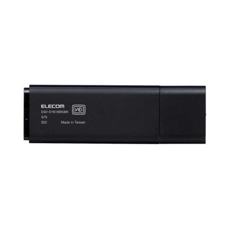 エレコム ELECOM 外付けSSD USB-A接続 PS5/PS4、録画対応 ブラック 