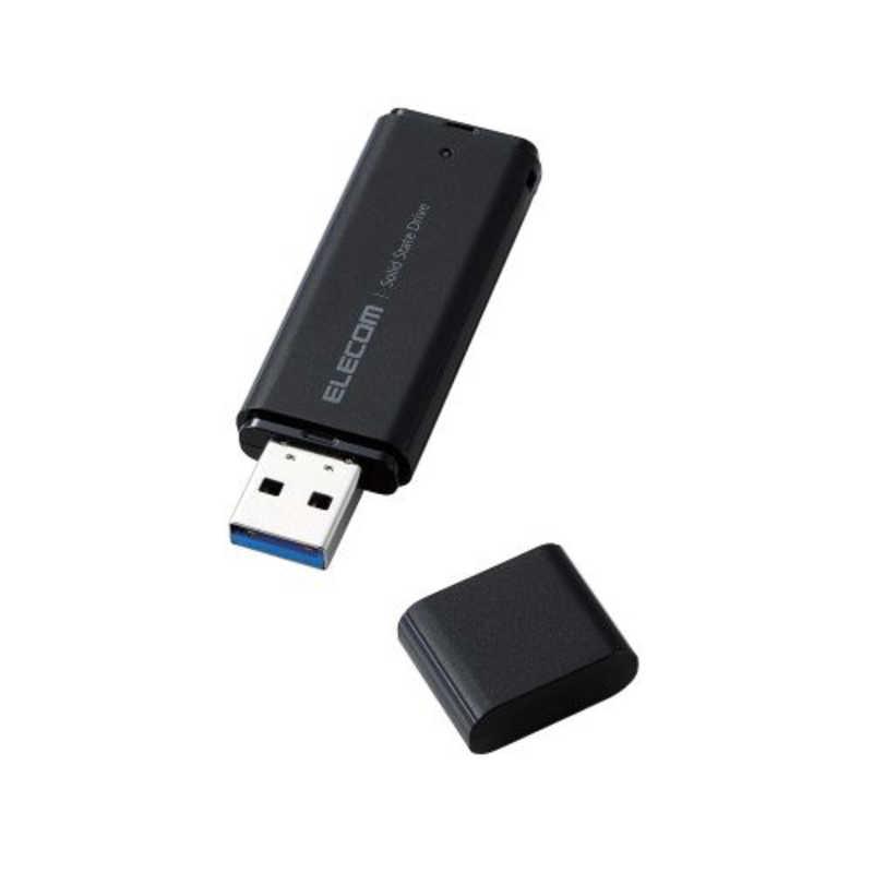 エレコム ELECOM 外付けSSD USB-A接続 PS5/PS4、録画対応 ブラック 