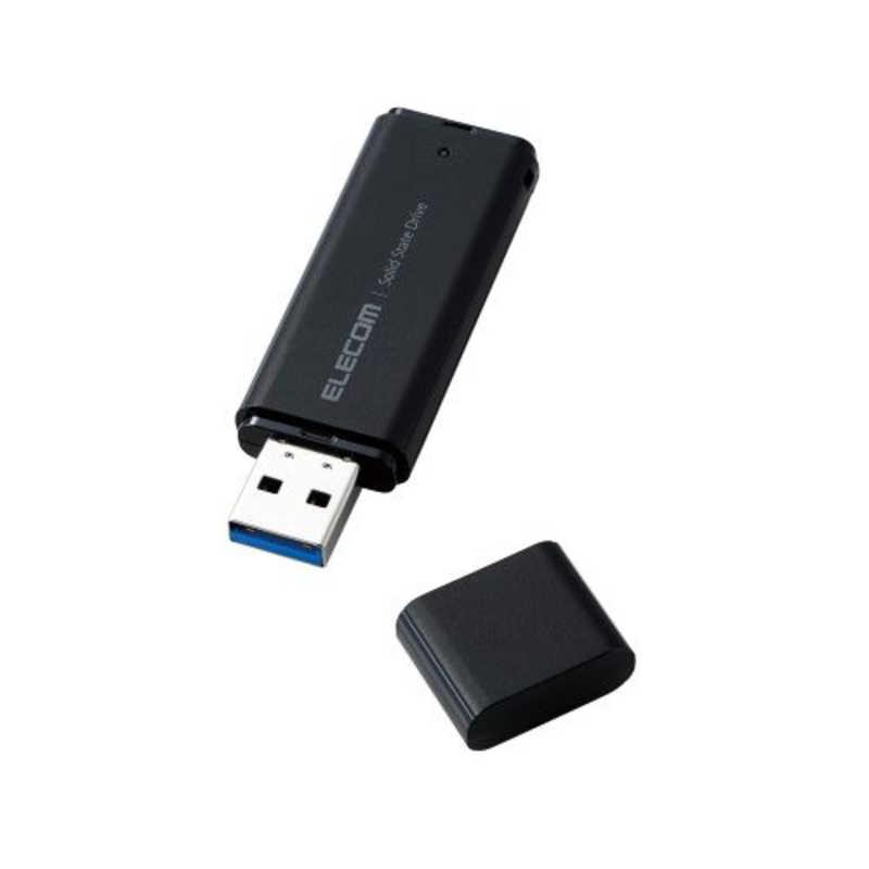 エレコム ELECOM 外付けSSD USB-A接続 PS5/PS4、録画対応 ブラック