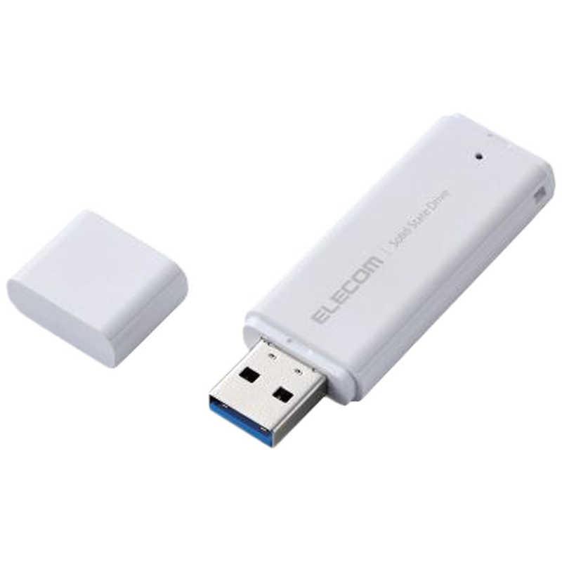 エレコム ELECOM 外付けSSD USB-A接続 PS5/PS4、録画対応 ホワイト