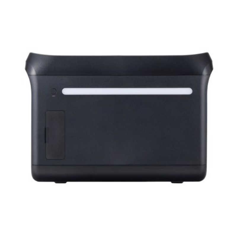 エレコム　ELECOM　ポータブル電源 1229Wh (AC×4 Type-C×2 USB-A×4 カーアクセサリーソケット×1) ブラック　DE-PS1200PBKの画像
