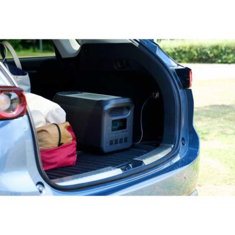 エレコム　ELECOM　ポータブル電源 1229Wh (AC×4 Type-C×2 USB-A×4 カーアクセサリーソケット×1) ブラック　DE-PS1200PBKの画像
