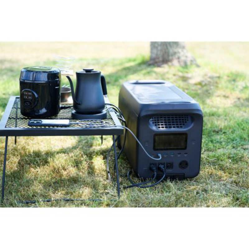 エレコム　ELECOM　ポータブル電源 2560Wh (AC×4 Type-C×2 USB-A×4 カーアクセサリーソケット×1 アンダーソン×1) ブラック　DE-PS2500PBKの画像