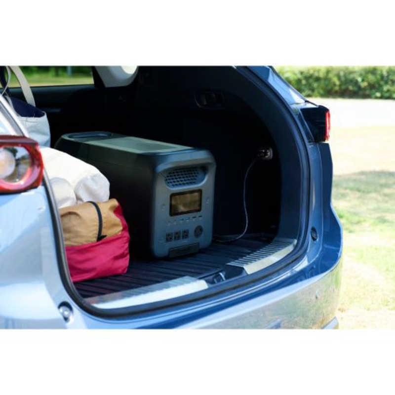 エレコム　ELECOM　ポータブル電源 2560Wh (AC×4 Type-C×2 USB-A×4 カーアクセサリーソケット×1 アンダーソン×1) ブラック　DE-PS2500PBKの画像