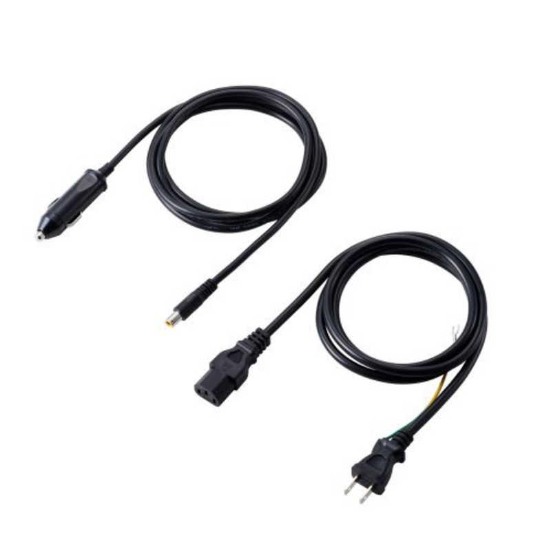 エレコム　ELECOM　ポータブル電源 512Wh (AC×2 Type-C×2 USB-A×2 カーアクセサリーソケット×1) ブラック　DE-PS500PBKの画像