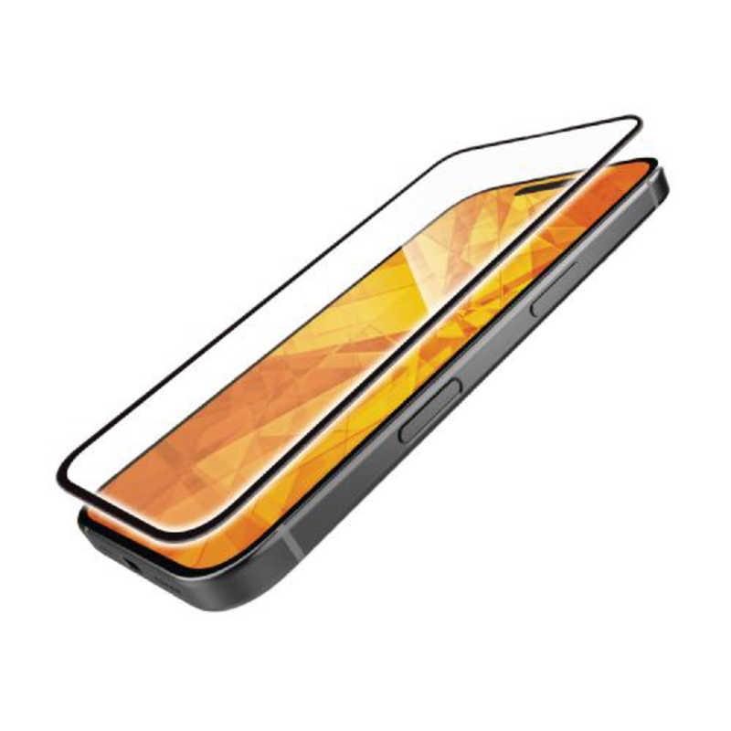 エレコム ELECOM iPhone 16(6.1インチ)ガラスフィルム カバー率99％ 高