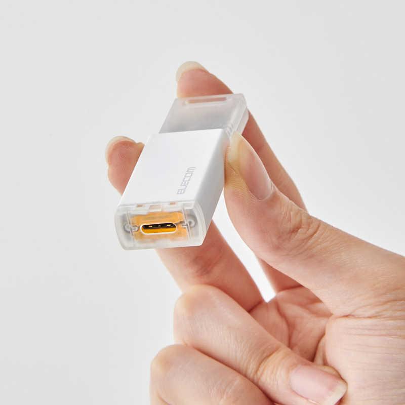 外付けSSD 500GB USB3.2 Gen2 読込最大1000MB/秒 ポータブルSSD ( PS5 PS4 mac Windows iPad iPhone Android 等対応 ) ホワイト ESD-ESK0500GWHの画像