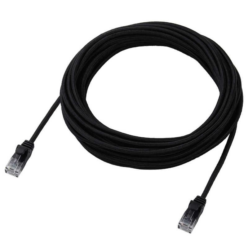 エレコム ELECOM LANケーブル CAT6A 7m 爪折れ防止 高耐久 メッシュ
