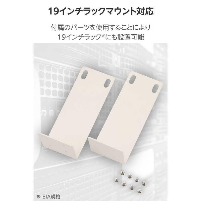 エレコム ELECOM スイッチングハブ 24ポート ギガビット 金属筐体 内蔵
