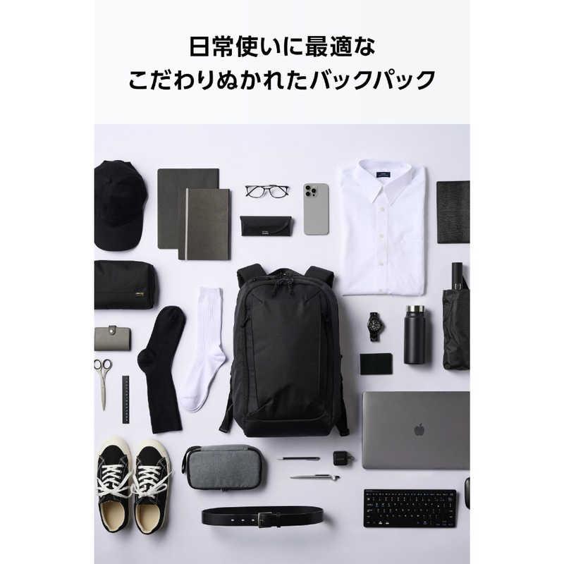 MNL　リュック 大容量 21L 撥水 ビジネスリュック 通勤 出張 15.6インチPC対応 CORDURA MNL ブラック　BM-MNLBP01NBKの画像