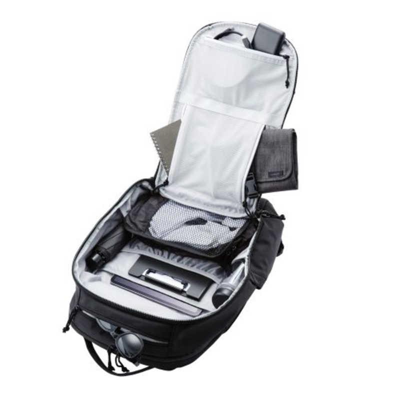 MNL　リュック 大容量 21L 撥水 ビジネスリュック 通勤 出張 15.6インチPC対応 CORDURA MNL ブラック　BM-MNLBP01NBKの画像