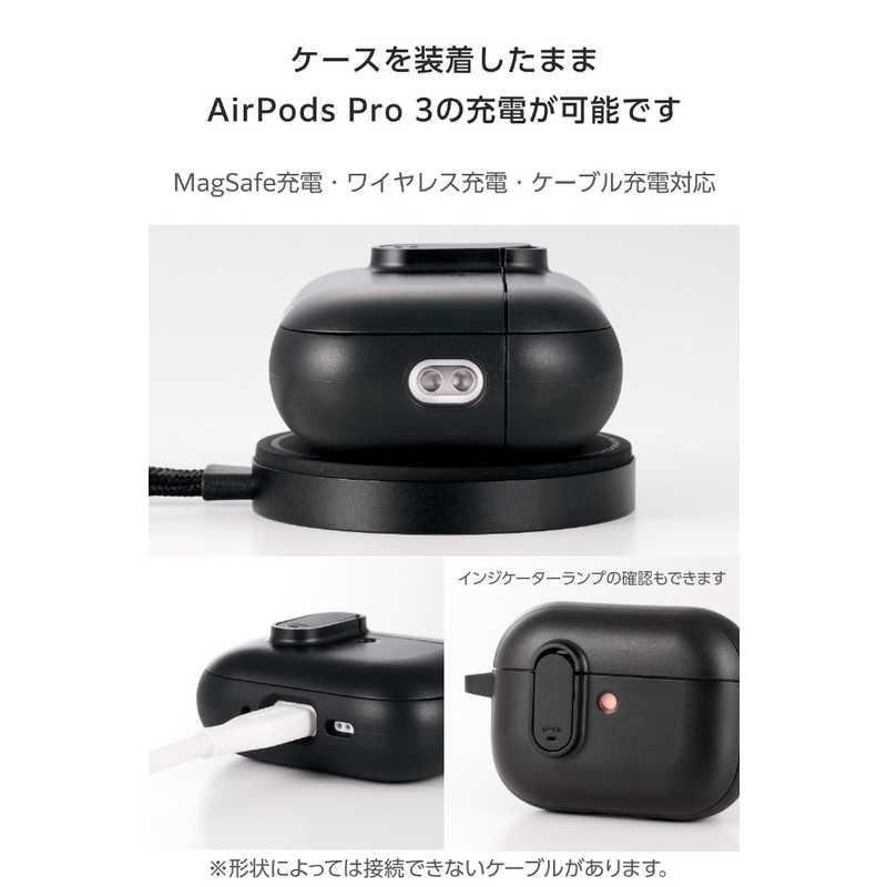 エレコム ELECOM AirPods Pro 3 ケース MagSafe対応 TOUGH SLIM 耐衝撃