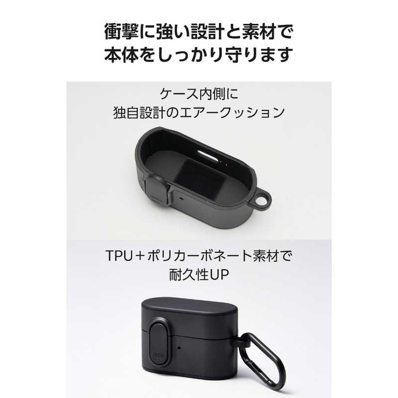 エレコム ELECOM WF-1000XM6 ハイブリッドケース ToughSlim ブラック