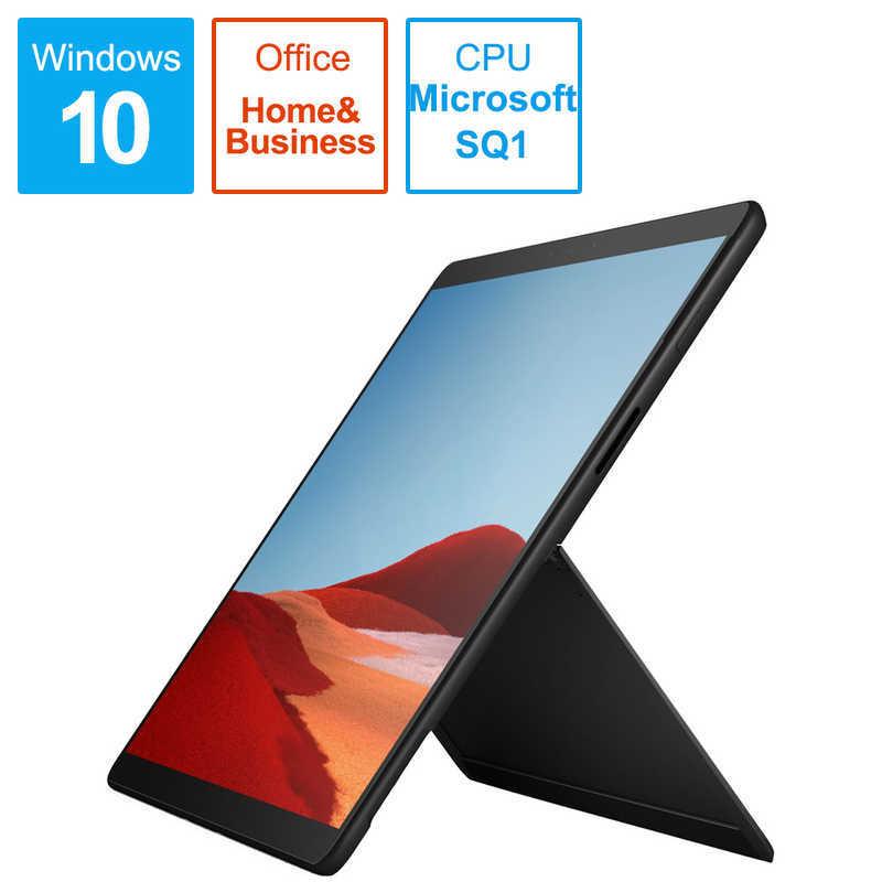 マイクロソフト Microsoft 13型Windowsタブレット Surface Pro X 780円 ブラック142 誕生日/お祝い サーフェス 訳ありセール格安 MJX-00011 プロ