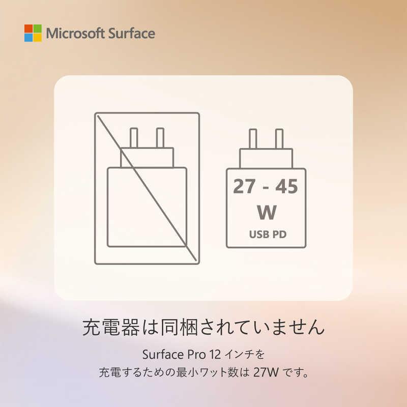 マイクロソフト　Microsoft　Surface Pro 12インチ ［Copilot＋ PC/Win11/Snapdragon X Plus/メモリ：16GB/UFS：256GB/Microsoft 365］ プラチナ　EP2-27651の画像