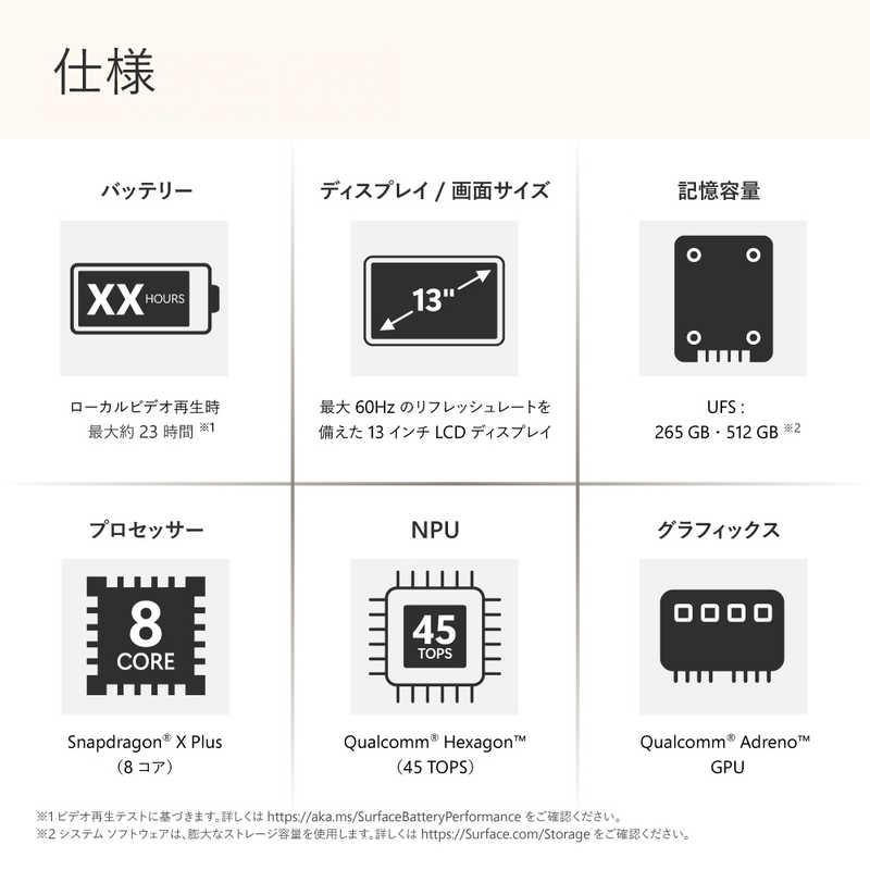 マイクロソフト（Microsoft） Microsoft Surface Laptop 13インチ