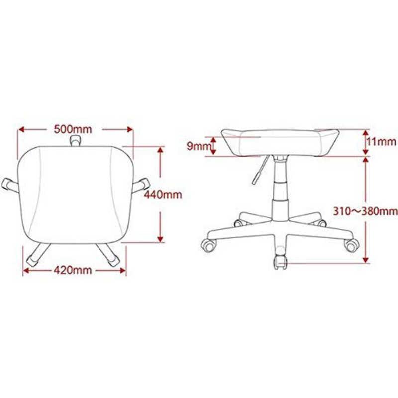 AKRACING　ゲーミングチェアオプション オットマン ブラック　FOOTREST-BLACK｜y-kojima｜03