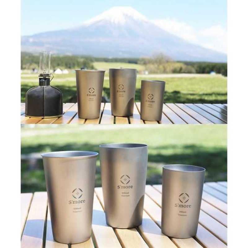 SMORE Titanium Tumbler Double500 チタンタンブラー(500mL) SMOrsUT001TD1a500slv SMOrsUT001TD1a500slvの画像
