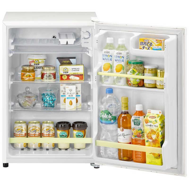 パナソニック Panasonic 冷蔵庫 パーソナルタイプ 1ドア 右開き 75L (直冷式) NR-A80D-W オフホワイトの画像