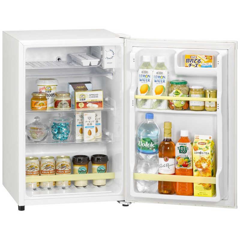 パナソニック Panasonic 冷蔵庫 パーソナルタイプ 1ドア 右開き 75L (直冷式) NR-A80D-W オフホワイトの画像