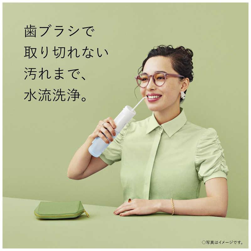 パナソニック Panasonic 口腔洗浄器 ジェットウォッシャー ドルツ 携帯用 電池式 EW-DJ11-A 青の画像