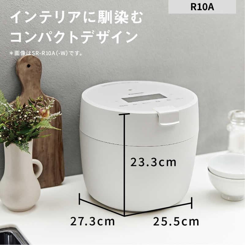 新品】Panasonic圧力IH炊飯器 SR-R10A ホワイト コンパクト