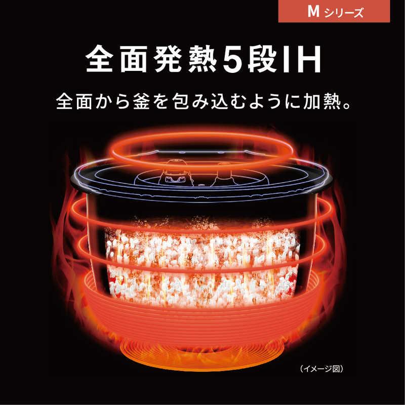 パナソニック　Panasonic　炊飯器 1升 (おどり炊き)可変圧力IH ブラック K　SR-M18A-K｜y-kojima｜07