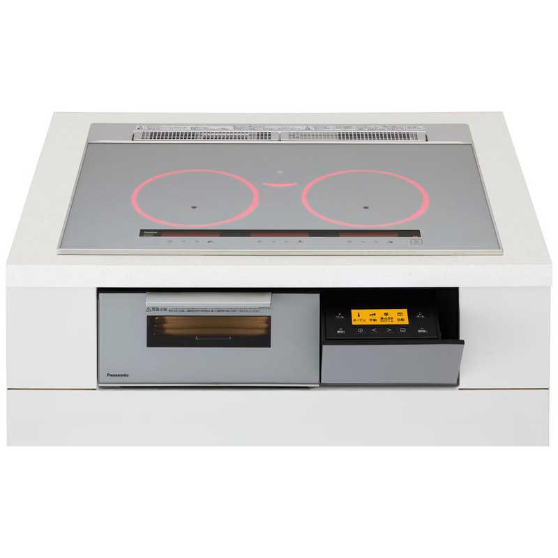 パナソニック　Panasonic　ビルトインIHクッキングヒーター Aシリーズ [75cm幅 3口IH シングル(右IH)オールメタル対応] ジェットブラック(宅配商品)　KZ-CA17MK パナソニック Panasonic ビルトインIHクッキングヒーター Aシリーズ