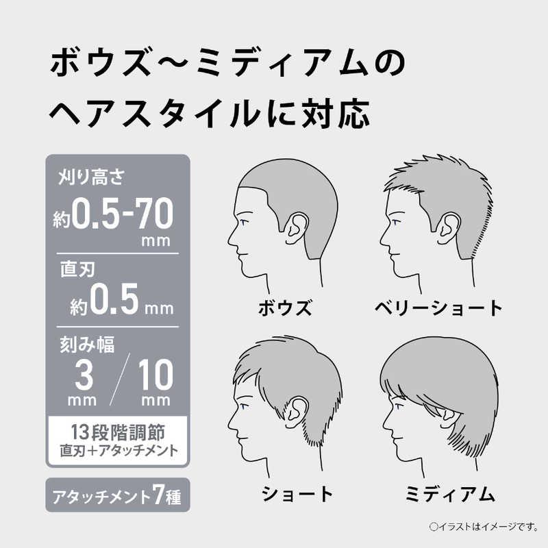 パナソニック　Panasonic　バリカン ［交流充電式］ シルバー調　ER-GF82-S