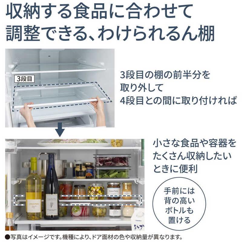 【メーカー保証期間内】パナソニック冷蔵庫 NR-E45RY2-S（右開き） パナソニック NR-E45RY2-S 450L 5ドア冷蔵庫（シルバー）【右開き