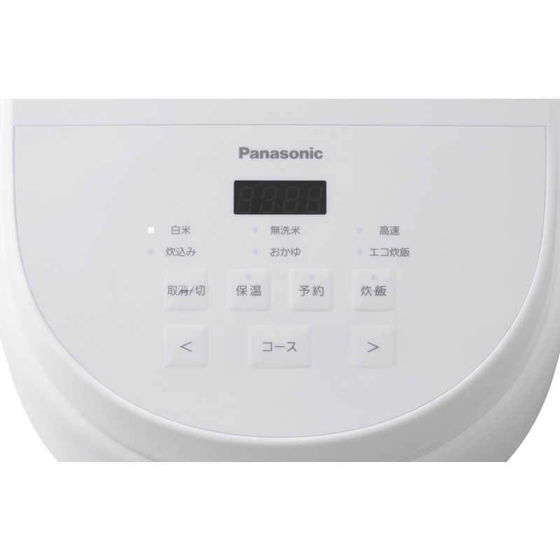 パナソニック Panasonic 炊飯器 5.5合 マイコンジャー 黒角厚釜