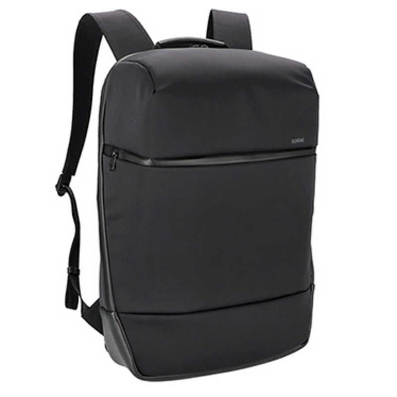 ゾンネ　SONNE BLK ［ 撥水加工 止水ファスナー 14インチノートPC 収納可 通勤 通学 ビジネスバッグ バックパック］ SONNE ブラック　SO-SOSL002 ゾンネ SONNE BLK ［ 撥水加工 止水ファスナー 14インチノートPC 収納