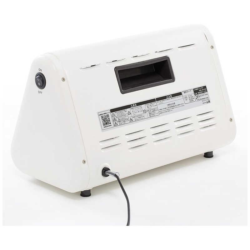 ヤマゼン 足元電気ストーブ 400W 転倒オフ機能 DS-F045-W : コジマ