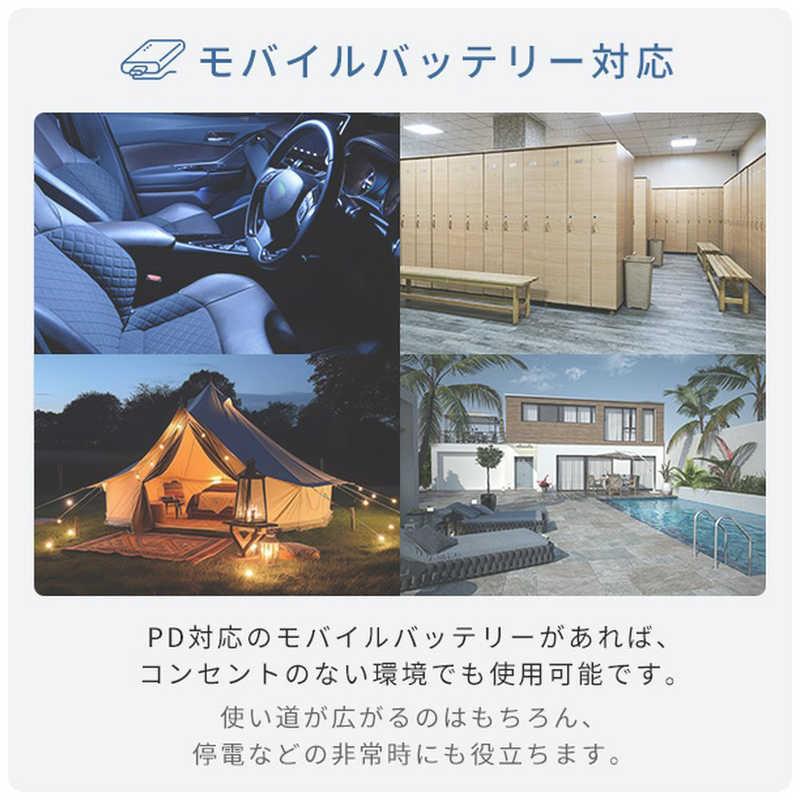 ヤマゼン　扇風機 DCモーター搭載 (省エネタイプ) 自動首振り機能あり 30cm 7枚 PD仕様 リモコン付き ブルーグレー　RLX-CP030-Aの画像
