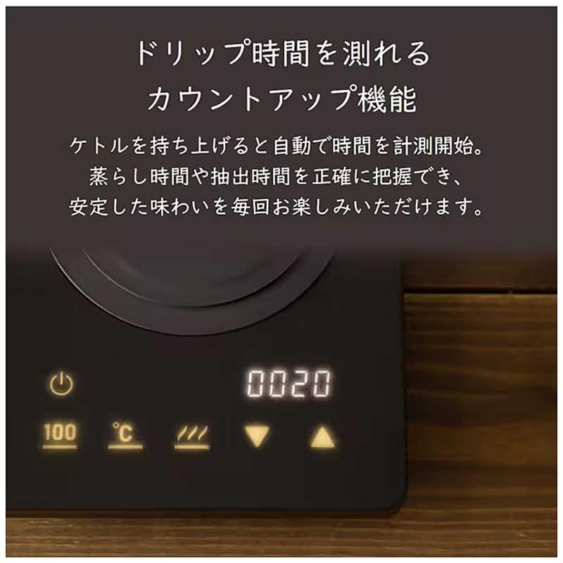 ヤマゼン 電気式バリスタポット 0.8L コーヒービーンブラック NEKR