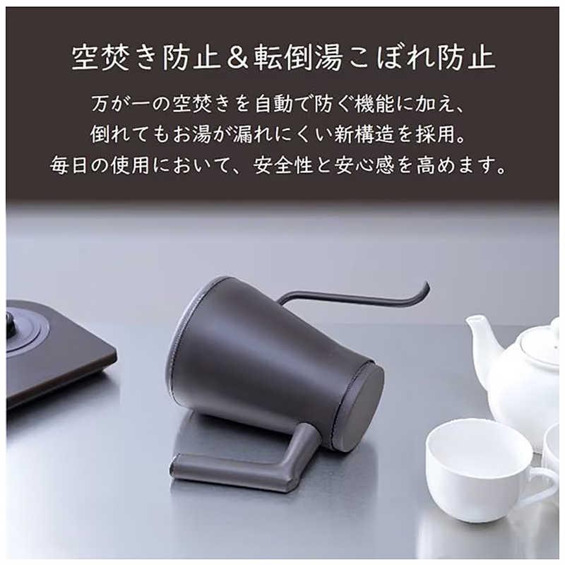 ヤマゼン 電気式バリスタポット 0.8L コーヒービーンブラック NEKR