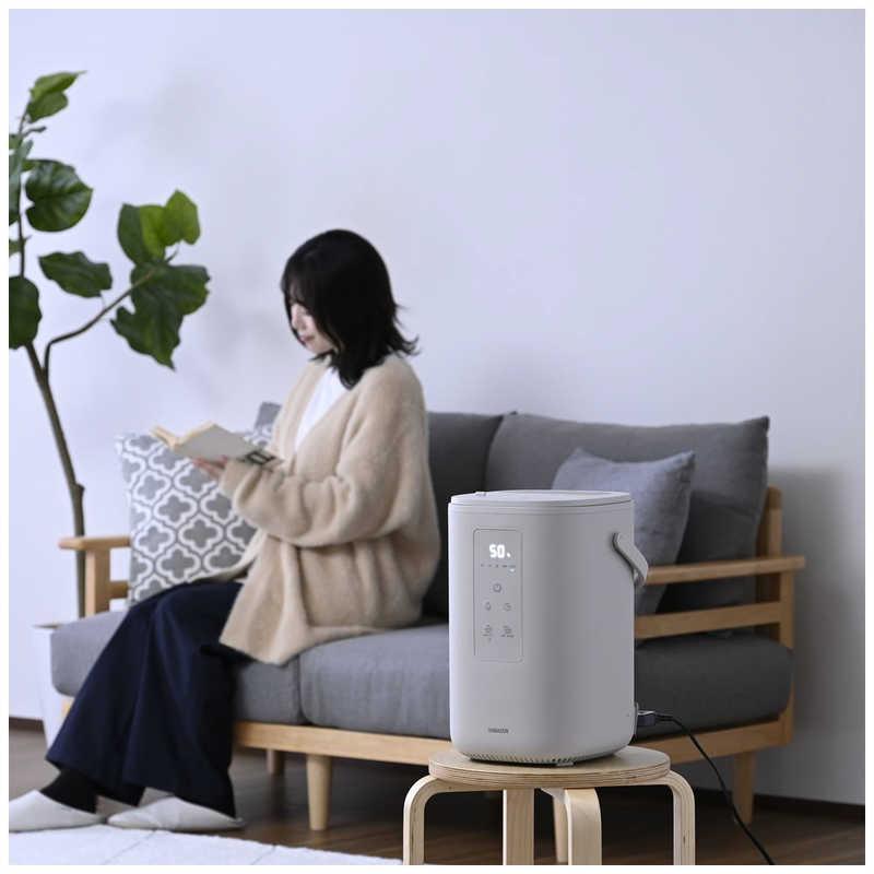 ヤマゼン 上部給水スチーム加湿器 最大加湿量約600mL/h タンク