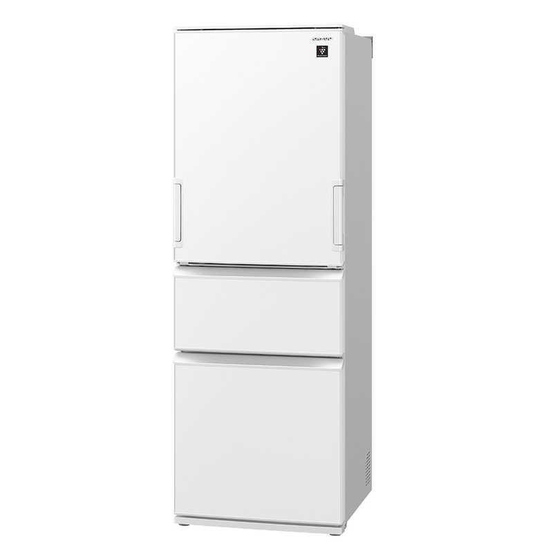 シャープ　SHARP　冷蔵庫 3ドア どっちもドア(両開き) 374L ［冷凍室97L］　SJ-PW37K-W（標準設置無料）