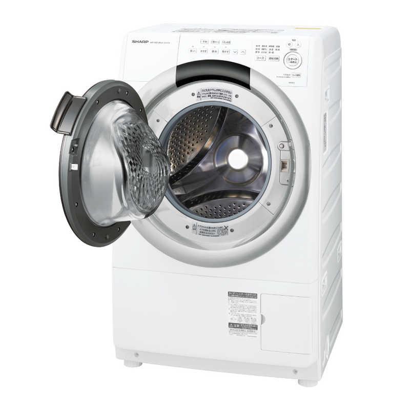 シャープ SHARP ドラム式洗濯乾燥機 クリスタルホワイト系［洗濯 