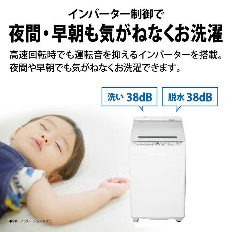 シャープ SHARP 全自動洗濯機 シルバー系 洗濯10.0kg ES-S10JBK シャープ SHARP 全自動洗濯機 シルバー系 洗濯10.0kg ES-S10JBK