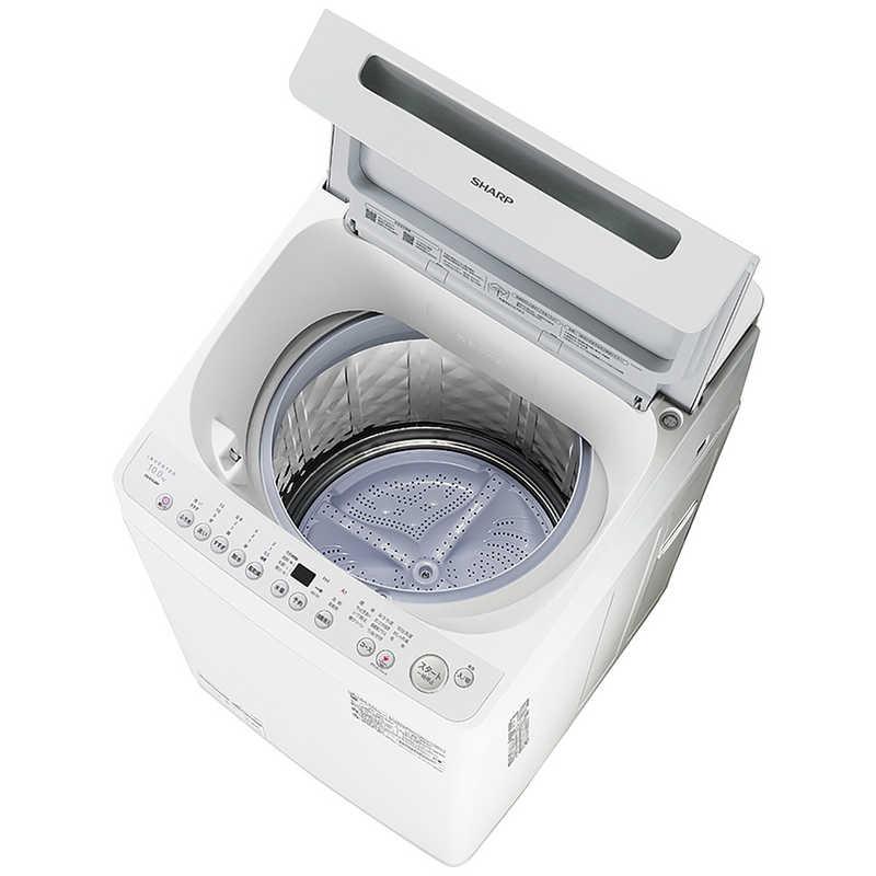 シャープ SHARP 全自動洗濯機 シルバー系 洗濯10.0kg ES-S10JBK シャープ SHARP 全自動洗濯機 シルバー系 洗濯10.0kg ES-S10JBK