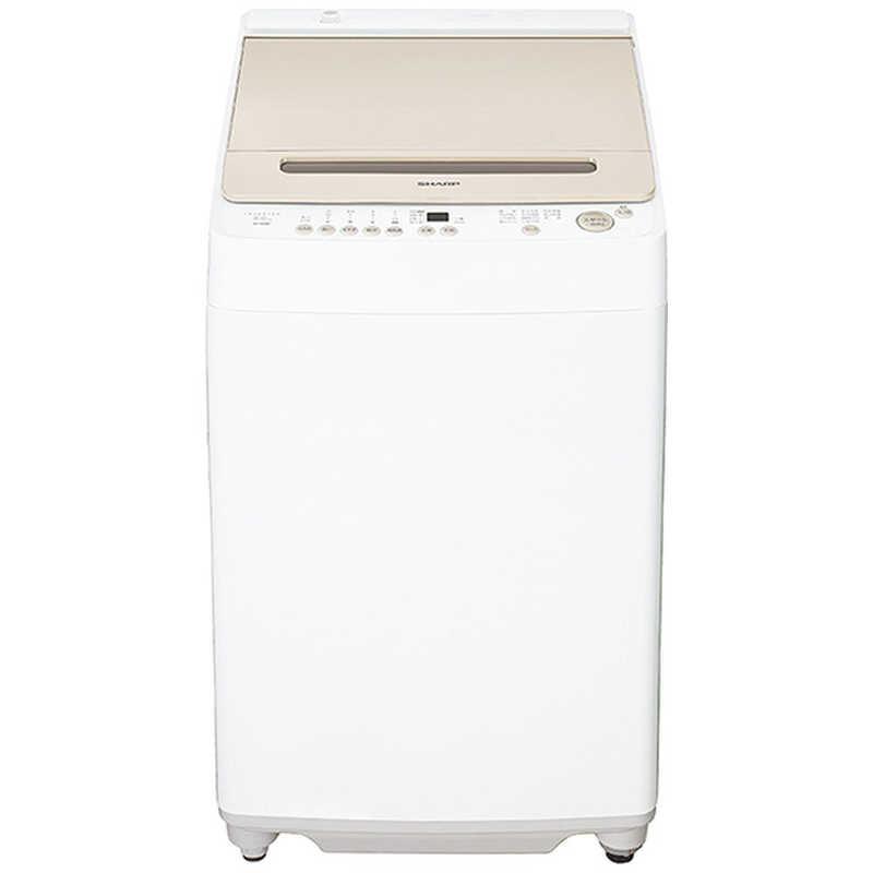 シャープ SHARP 全自動洗濯機 ゴールド系 洗濯8.0kg ES-G8JBK シャープ SHARP 全自動洗濯機 ゴールド系 洗濯8.0kg ES-G8JBK