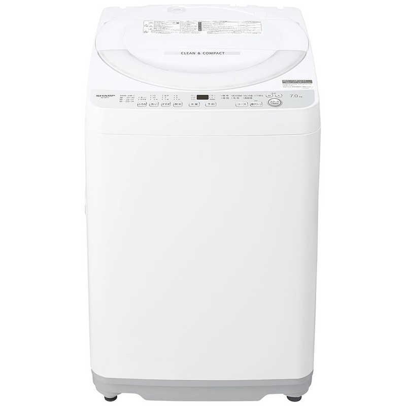 シャープ SHARP 全自動洗濯機 洗濯7.0kg シルバー系 ES-GE7J-S シャープ SHARP 全自動洗濯機 洗濯7.0kg シルバー系 ES-GE7J-S