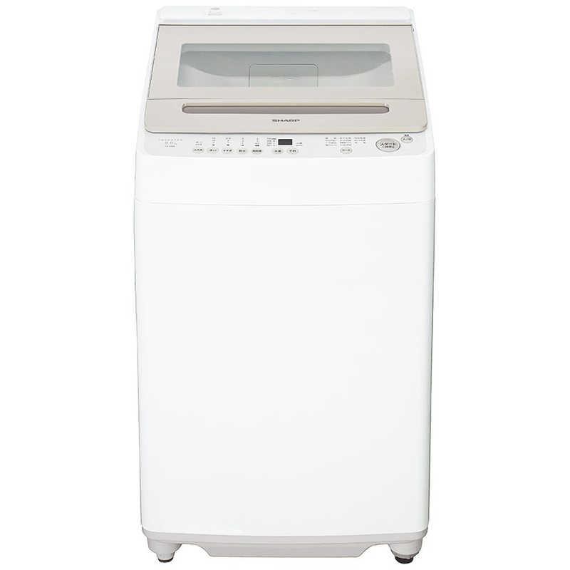 シャープ SHARP 全自動洗濯機 洗濯8.0kg ホワイト系 ES-GB8K-W（標準