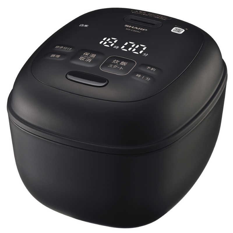 シャープ　SHARP　炊飯器 3合 マイコン ブラック　KS-CS05J-B シャープ SHARP 炊飯器 3合 マイコン ブラック KS-CS05J-B : コジマ