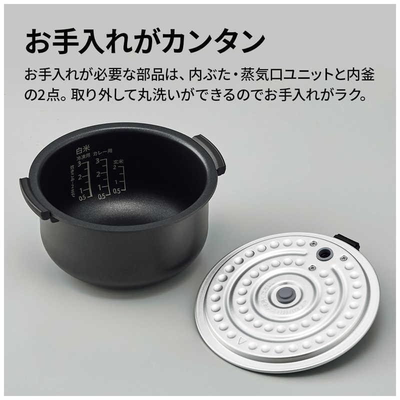 シャープ SHARP 炊飯器 3合 マイコン ブラック KS-CS05J-B : コジマ